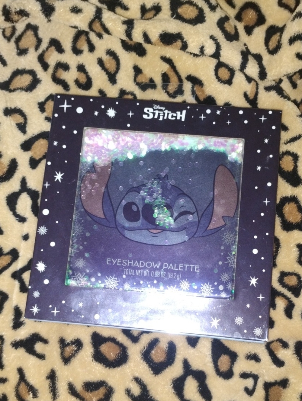 Disney Stitch Purple and Iridescent Eyeshadow Palette